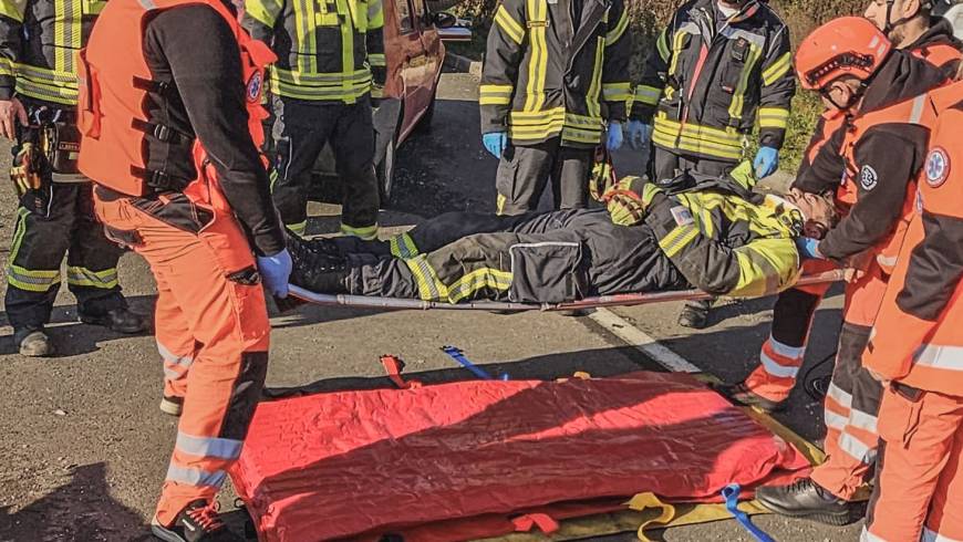 Zajednička vježba vatrogasaca i HMP